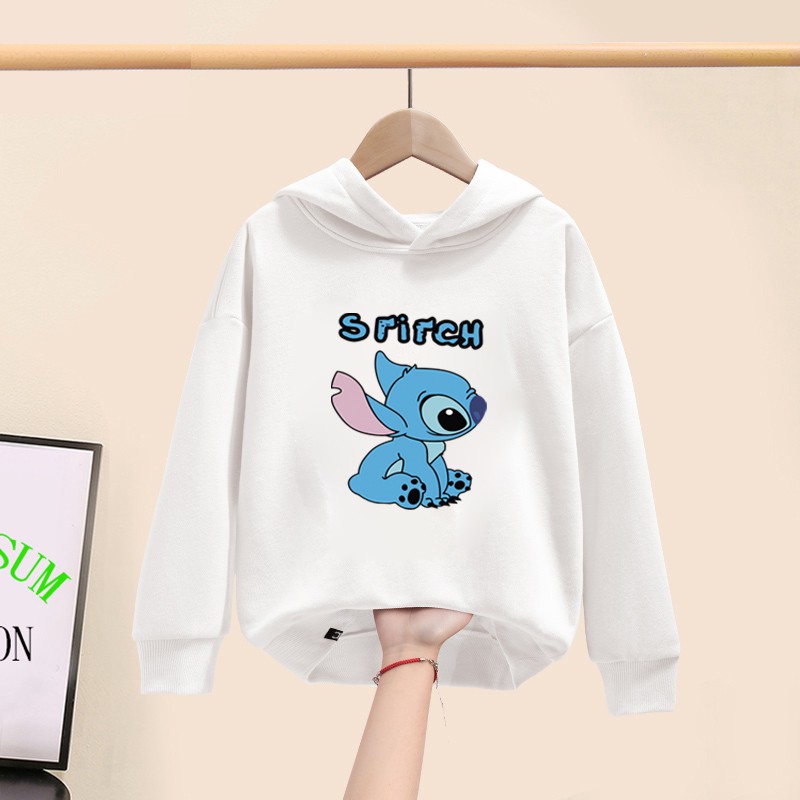 K-2022-LONG เสื้อกันหนาวเด็กมีฮู้ดสไตส์เกาหลี สกรีนลายการ์ตูนน่ารักใส่ได้ทั้งหญิงและชาย ผ้าโพลีเอสเตอร์ ใส่สบาย**ปลีก-ส่