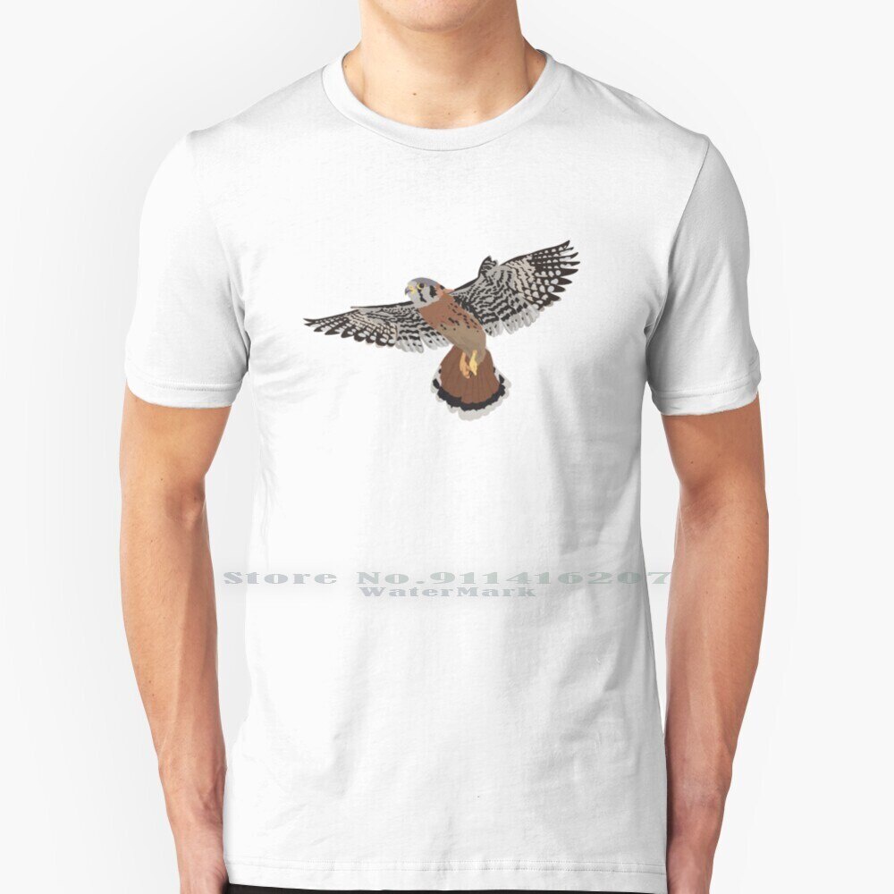 Kestrel T เสื้อ 100% ผ้าฝ้ายแท้ Bird Of Prey Raptor สัตว์ Falconry Kestrel Kestrel Kestrel