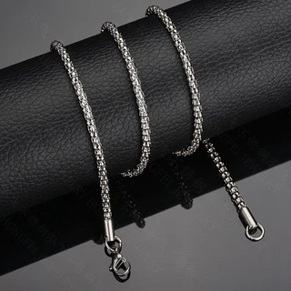 Love2Self X043 สแตนเลสสตีลผู้ชายไม่มีสร้อยคอจี้ Non Tarnish 316L เหล็กธรรมดาเงินคอลเลกชัน