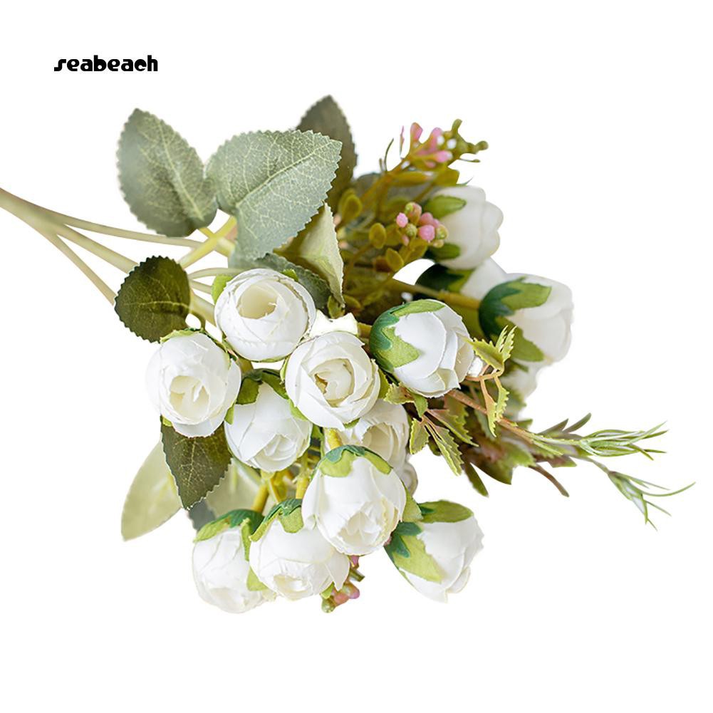 Seabeach_1Pc Artificial Rose Flower Stage Arch Garden Wedding Home Party Decoration Props