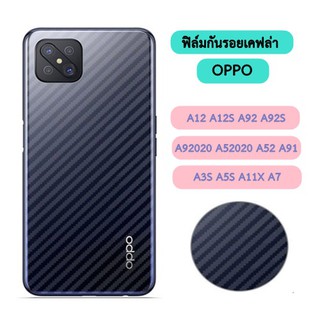 ฟิลมกันรอยเคฟล่า Oppo A92020 A92 A91 A11X A7 A92S A312020 A12 A3S A5S A52020 A12S A52