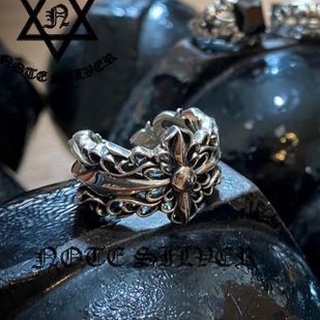 แหวนเงินแท้สไตล์โกธิค รุ่นใหญ่ The Gothic Lover Filigree Sterling Silver 925 NSRG1974