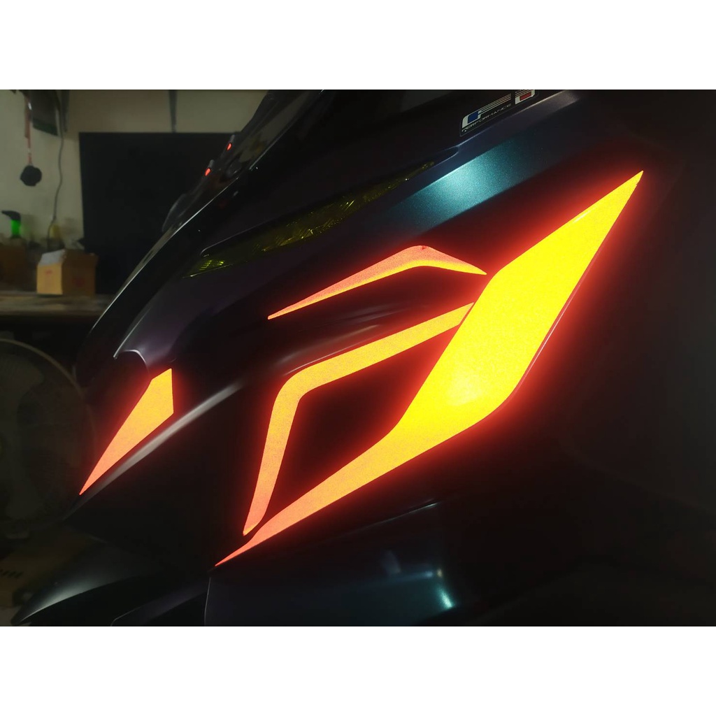 GPX DRONE 155 สติ๊กเกอร์แต่งข้างหน้ากาก ป้องกันรอย เพิ่มความสวยงาม