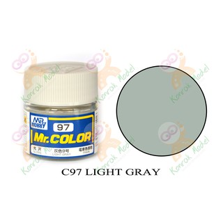 สีสูตรทินเนอร์ Mr.hobby Mr.color C97 Light Gray Gloss 10ml