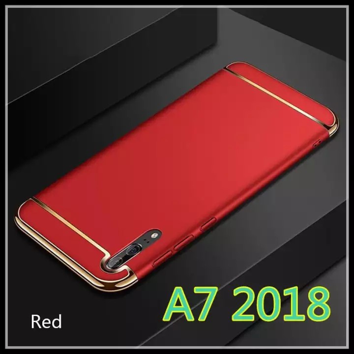 Case Samsung galaxy A7 2018 เคสประกบ3 ชิ้น