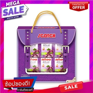 สก๊อต กิ๊ฟบ็อกซ์ เพียวเร่พรุนสกัดเข้มข้นผสมวิตามิน 42 มล. x 6 ขวด Scotch Gift Boxes Puree Prune 42 ml x 6 pcs