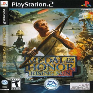 แผ่นเกม PS2 (คุณภาพ) Medal of Honor Rising Sun (USA)