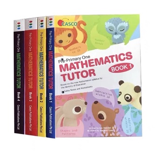 Casco Pre Primary One Mathematics Maths Tutor Book 1-4,#Singapore Math#