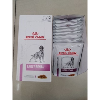 Royal Canin Early Renal Dog 100g. 1กล่อง/12ซอง ไตระยะเริ่มแรกหรือสุนัขแก่