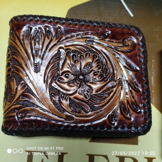 กระเป๋าหนังวัวฟอกฟาดแฮนเมคทรงดอนล่าแบรนด์elephant