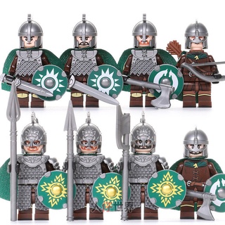 ฟิกเกอร์ Lord of The Rings Knights Corps Cavalry Guard Archer ขนาดเล็ก KT1046