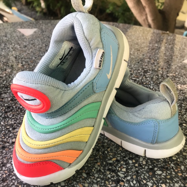 nike dynamo free rainbow