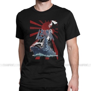 เสื้อยืดโอเวอร์ไซส์รูปแบบใหม่ขายร้อน Azuma Men T เสื้อ World of Warships History Navy War เกม Awesome TeeS-3XL