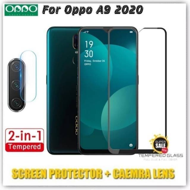 Mondi Store กระจกนิรภัย Oppo A9 2020 ฟรีกล้องกันรอย