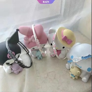 สร้อยข้อมือ ชุบเงิน ลายการ์ตูน Sanrio Hello Kitty My Melody Kuromi Cinnamoroll สําหรับแม่ และลูก [RAIN]