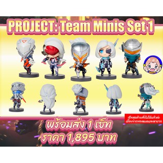 [พร้อมส่ง] PROJECT: Team Minis Set 1&amp; Set 2 ฟิกเกอร์จากเกม LOL  (Zed Lucian kata ashe Yasuo fiora Vayne Leona Vi Ekko)