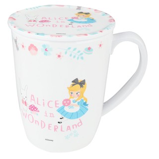 Water glass MELAMINE MUG+LID SUPERWARE ALICE BABY GIRL 3" Tableware Kitchen equipment แก้วน้ำ ถ้วยหู+ฝา SUPERWARE ALICE