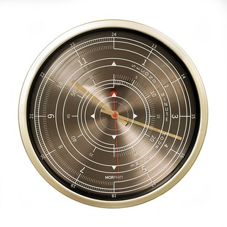 MORPHIn Glass นาฬิกาแขวนผนัง นาฬิกาติดผนัง 12 นิ้ว ดีไซด์ แบบมาตราวัด หน้าปัด copper