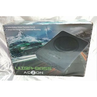 Sub Box Aczon ขนาด 8" รุ่น Ultra-Bass มีพาวเวอร์แอมป์