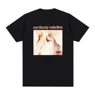 ผ้าฝ้ายคอกลมเสื้อยืดผ้าฝ้าย พิมพ์ลาย My Bloody Valentine สไตล์วินเทจ สําหรับผู้ชายfrom S-4XL