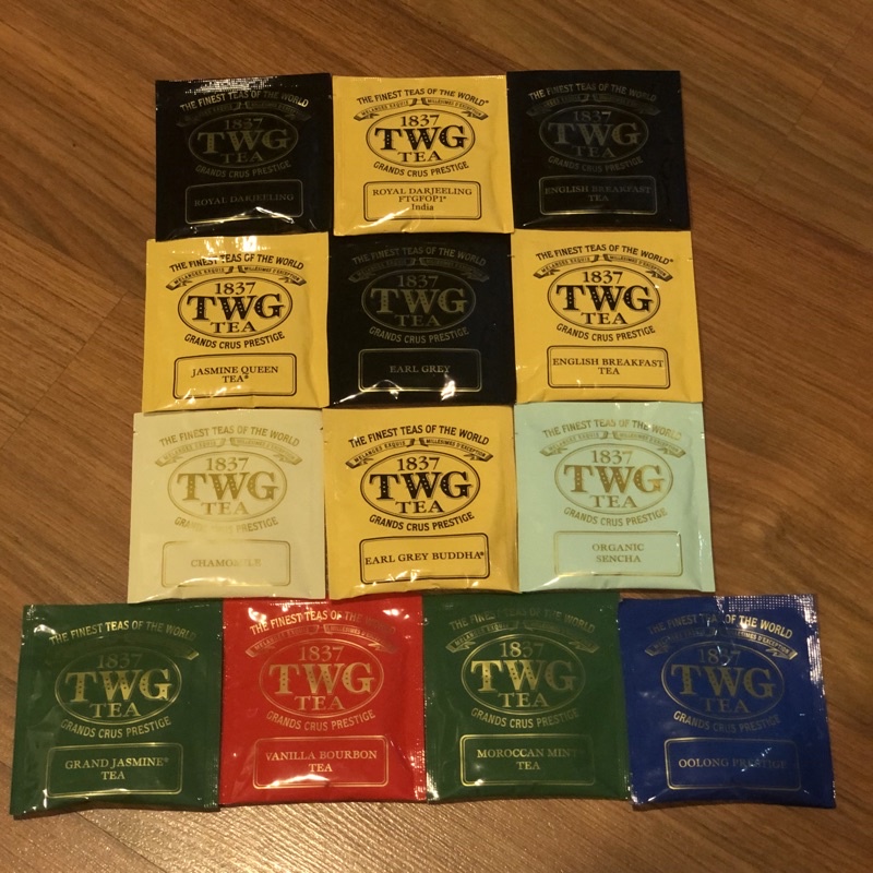 TWG Tea 1837 ชาซอง แบ่งขาย ขนาด 2.5 กรัม ชาพรีเมี่ยม แบรนด์ดังจากสิงคโปร์
