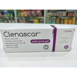 Clenascar Post Acne Gel 7g เจลแต้มลบรอยแดง รอยดำ จากสิว