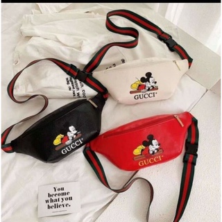 กระเป๋าMickeyมี 3 สี ดำ,ขาว,แดง