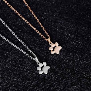 Heart Necklaces &amp; Pendants Jewelry for Women long chain Sweater necklace Fashion Cute Pets Dogs Footprints Paw Pendant Necklace