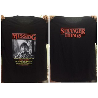 เสื้อยืดสีขาวStranger Things Will Byers เสื้อยืด T-shirtS-4XL
