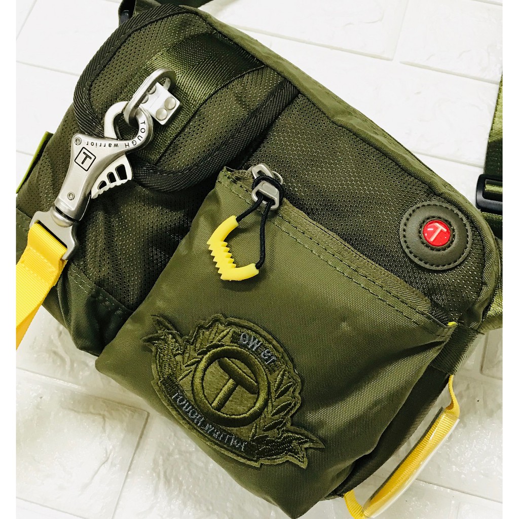 Tough Warrior (S) Size Fashion Men Sling Bag Shoulder Messenger Bag With Metal Lock ราคา ถูกที่สุด ดีลบีเคเค แกลเลอรีภาพที่ 3
