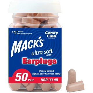 Macks : MAK9250* ที่อุดหู Ultra Soft Foam Earplugs, 50 Pair