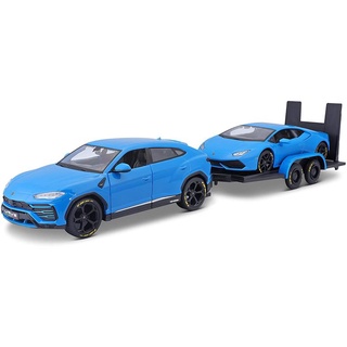 โมเดลรถ 1:24 (Elite Transport) Lamborghini Urus + Lamborghini Huracan Coupe [Maisto]