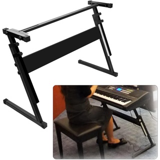 ขาตั้งคีย์บอร์ด ขา Z เหล็กกล่อง 25มม. ขาวางคีย์บอร์ด (Z-Shape Keyboard Stand) ขาZ ปรับระดับ สูงต่ำได้