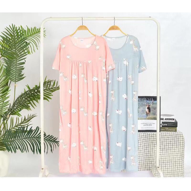 นําเข้า LONG SLEEVEGIRAFFE MOTIF STER SLEEPING CLOTHES