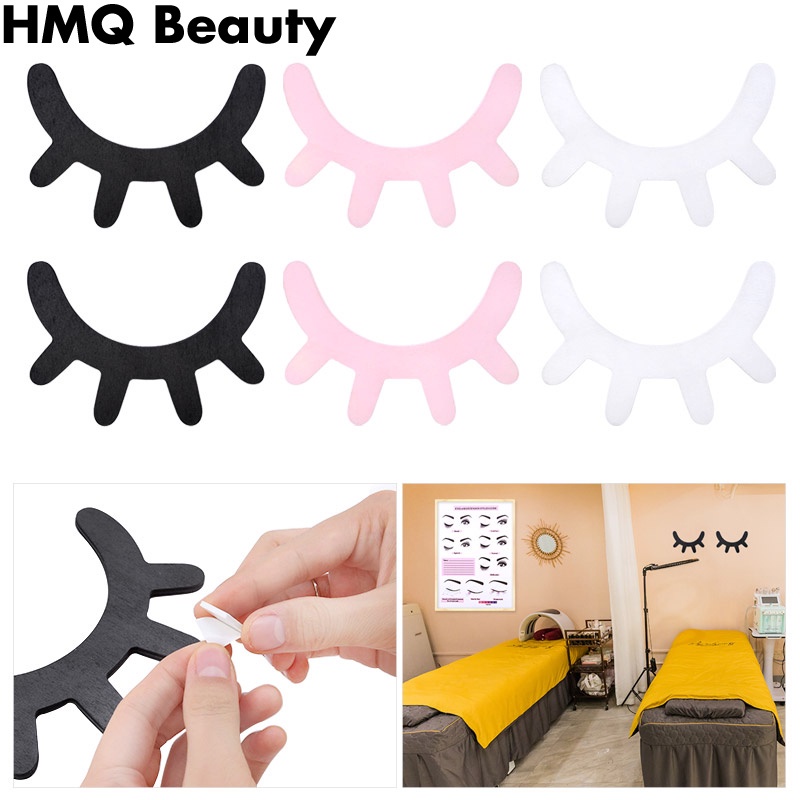 สติกเกอร์ไม้ ลายขนตาน่ารัก 3D DIY สําหรับติดตกแต่งผนังร้านเสริมสวย 2 ชิ้น