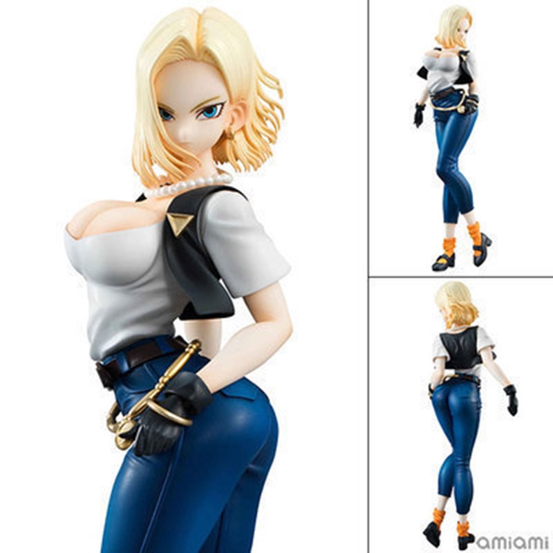 Figure ฟิกเกอร์ Model โมเดล Dragon Ball Gals Z ดราก้อนบอล เกลส์ แซต Android 18 มนุษย์จักรกล หมายเลข 