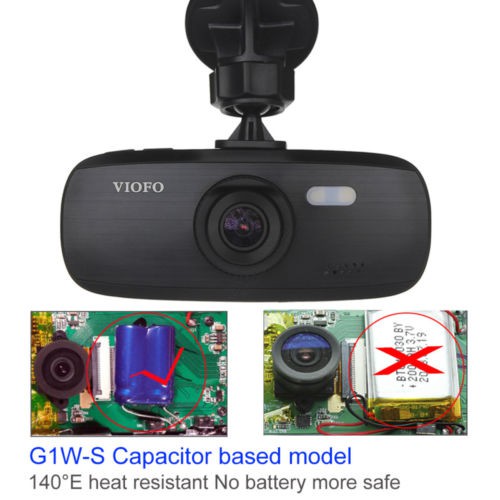 กล้องติดรถยนต์ รุ่น G1W-S VIOFO ของแท้100 รับประกัน1ปี FULL HD 1080P ...