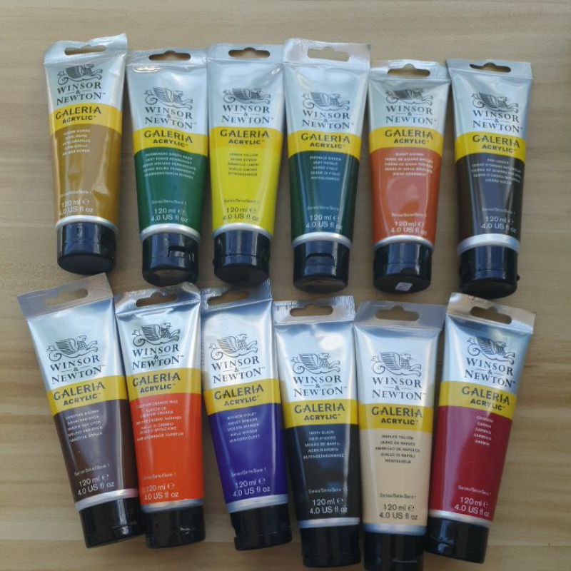 สีอะคริลิควินเซอร์แอนด์นิวตัน Winsor & Newton Galeria Acrylic ขนาด 120ml.