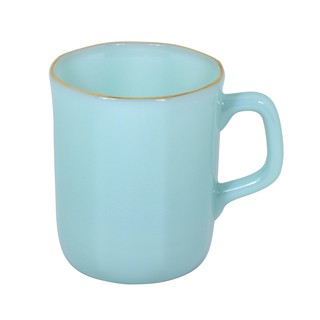 PEARL แก้วเนื้อมุก CV 50 - มัคเหลี่ยมสีเขียวคราม (Verdigris polygon mug)