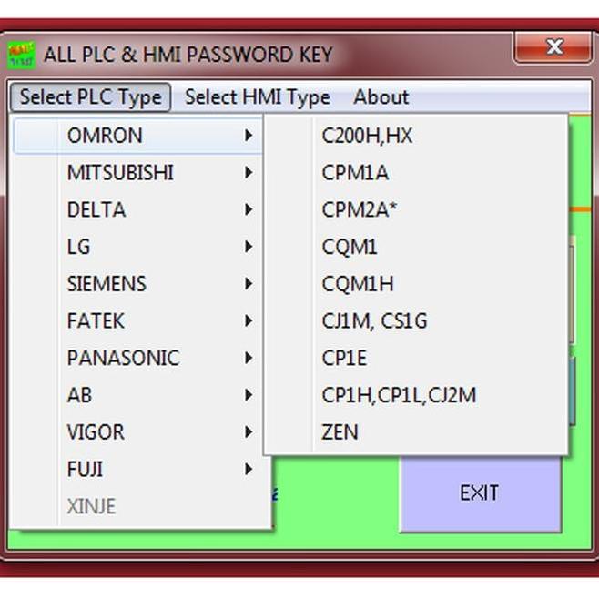 รหัสผ่านปลดล็อค Plc และ Hmi