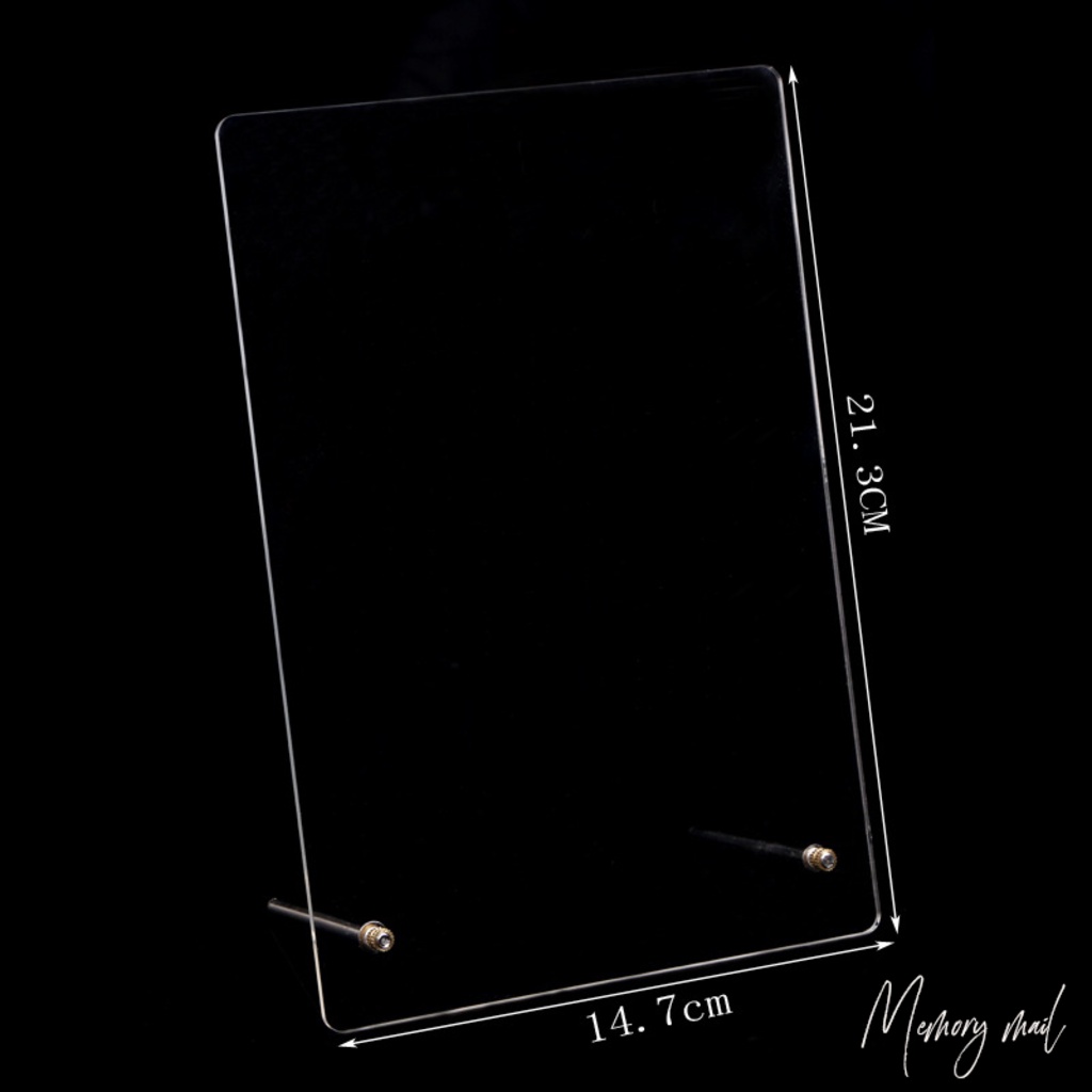แผ่นอะคริลิค โชว์ตัวอย่างลายเล็บ พร้อมขาตั้ง (( ขนาดเล็ก 21X14 เซน )) Acrylic Nail Display