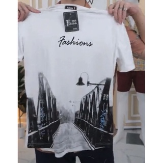 เสื้อยืดสกรีนลายสีขาว ***มือ1ป้ายห้อย