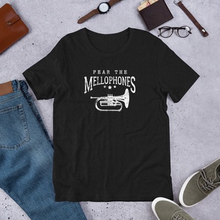 T-shirt  เสื้อยืดแขนสั้น พิมพ์ลาย Mellophone Player Marching Band สําหรับผู้ชาย และผู้หญิงS-5XL