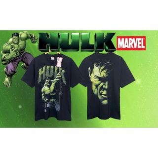 เสื้อยืดMarvel_ลิขสิทธิ์แท้ลายฮักสีดำ.(mvx01)