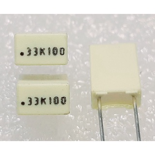 Acrotronics R82 EC 330nf 0.33uf 334 100v Metallized Polyester Film Capacitor p = 5 mm