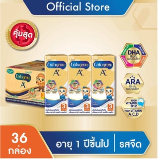 เอนฟาโกร เอพลัส 360˚ ดีเอชเอ  นมยูเอชที 180 มล. รสจืด แพค 36