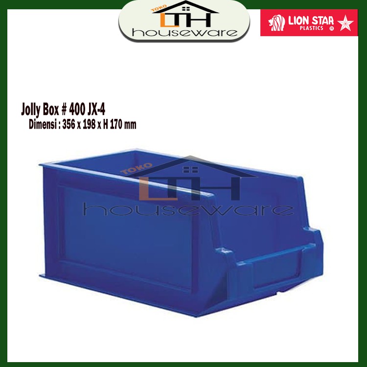 JOLLY BOX 400 MULTI-PURPOSE TOOL BOX LION STAR JX4 STACKING BOX