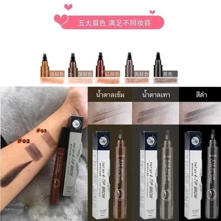 K.20🔥พร้อมส่ง🔥ดินสอเขียนคิ้ว 4 มิติ suake ปากกาเขียนคิ้วหัวแฉก เรียงเส้นเป็นธรรมชาติ กันน้ำ