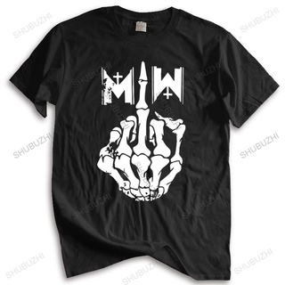 ถูกสุดๆขายดี เสื้อยืดลําลอง ผ้าฝ้าย แขนสั้น คอกลม พิมพ์ลาย Motionless In White สําหรับผู้ชาย