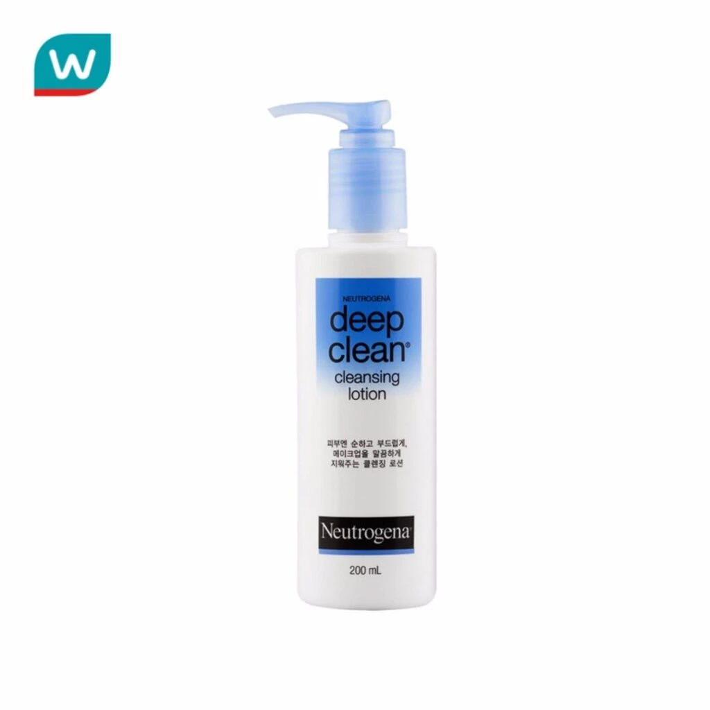 Neutrogena นูโทรจีนา ดีพ คลีน คลีนซิ่ง โลชั่น 200 มล.